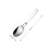 Kitchen Tool Hiking Cream Dessert Spoon Outdoor Tableware Soup Spoon Folding Spoon Travel Tableware