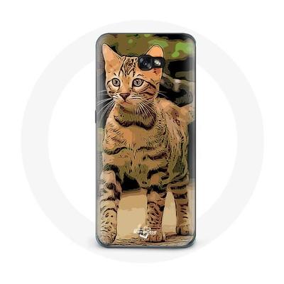 Coque Pour Samsung Galaxy A3 2016 Bengal Race De Chats Dessin Animé