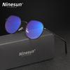 NINESUN Retro Anti Blue Light Glasses Computer Blue Light Blocking Transparent Lens Women Men Eyewear Optical Frame Eyeglasses