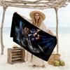 Mbappé Customize Text Beach Towel Super Soft & Absorbent Suitable for Swimming Gym Camping Yoga Vacation