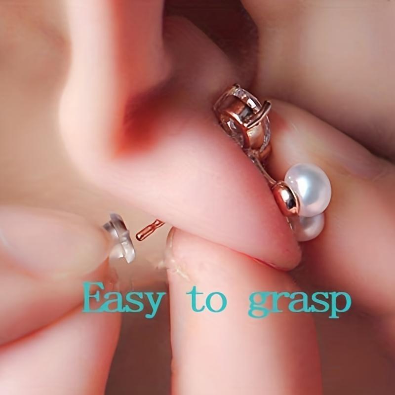 100 шт. DIY Серьги Аксессуары для серег Антисиликоновые Затычки за ухо Премиум Заглушки для серег-гвоздиков