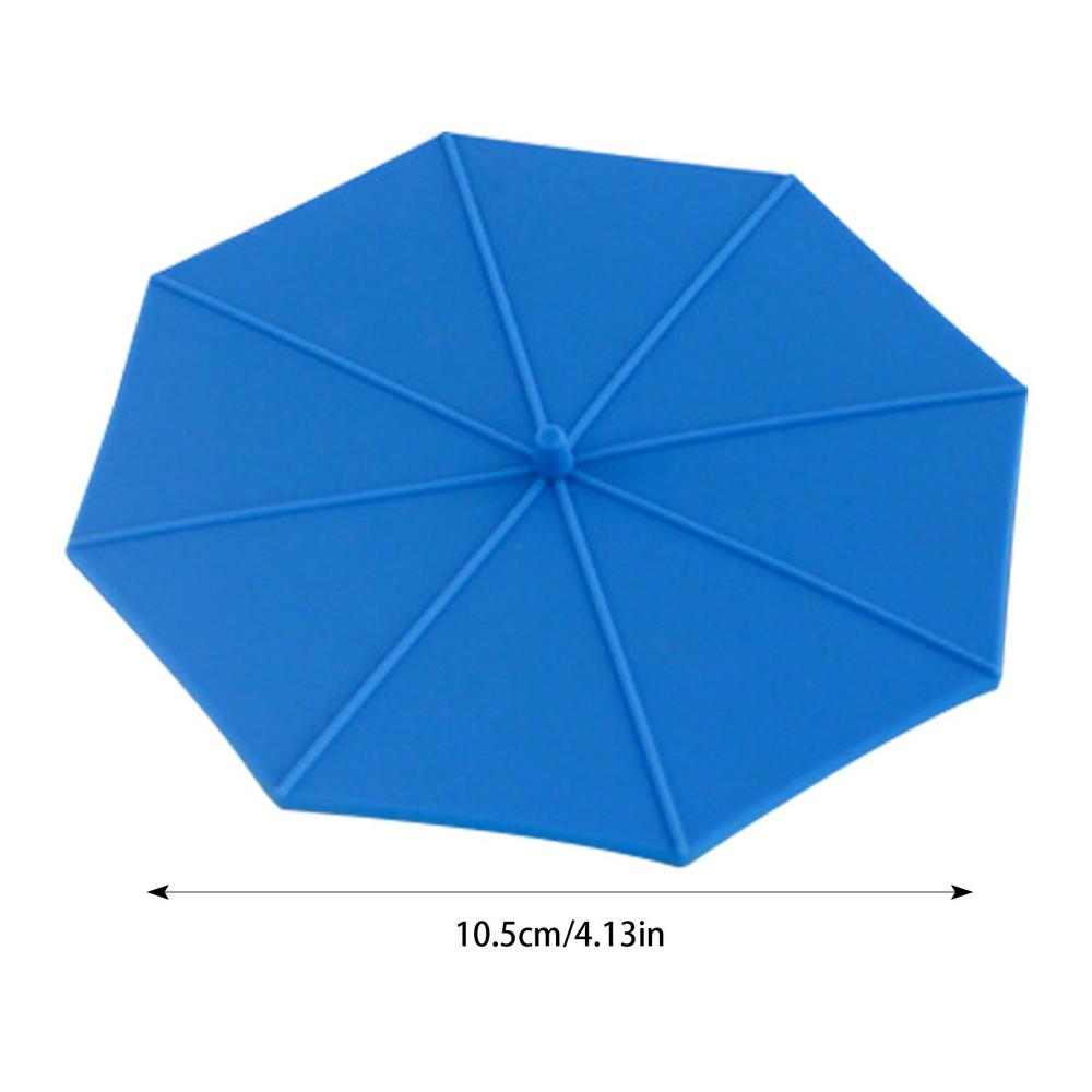 Крышка для чашки в виде зонтика, многоразовые силиконовые крышки для кружек для кофе, сохраняющие напиток теплым или холодным для чайников, кофейных принадлежностей