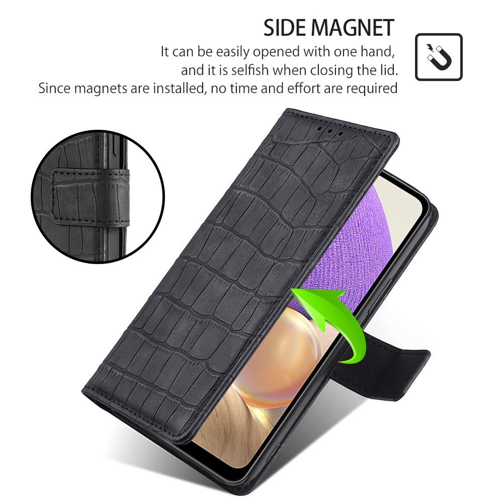 Чехол-кошелек для Nokia 7,2 6,2 3,1 4,2 5,4 Moto P30 P40 P50 Pro One Action LG K50S K51S K61 Крокодиловый флип из искусственной кожи, кобура для карт, чехол для телефона, бампер
