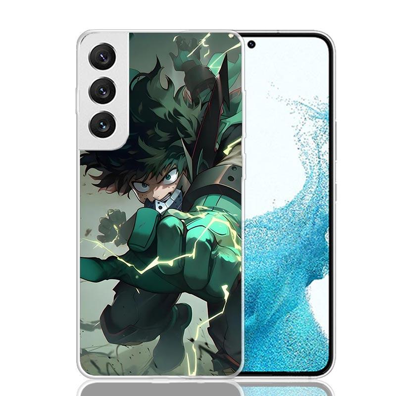 Мидория Изуку Деку MHA Моя геройская Академия Чехол для телефона Для Samsung Galaxy S26 S25 Edge S24 S23 FE S22 Ultra S21 Plus S20 + Fundas Cover Coqu