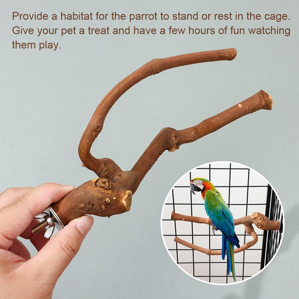 Клетка Домашний Попугай Птица Подвесные Игрушки Попугай Деревянная Ветка Дерево Попугай Птица Стенд Насест Платформа Подставка