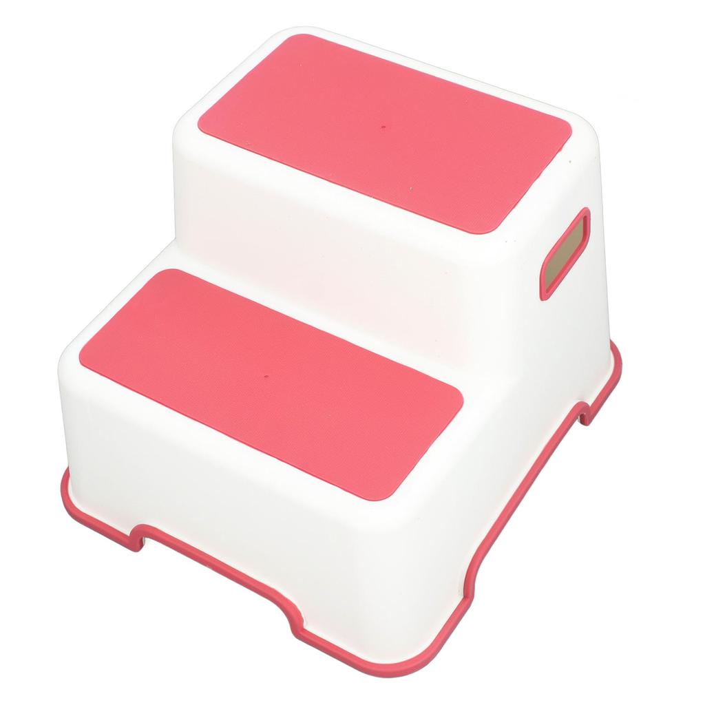 Children Step Stool Plastic 2 Levels Non Slip Thickened Toddler Step Stool for Handwashing