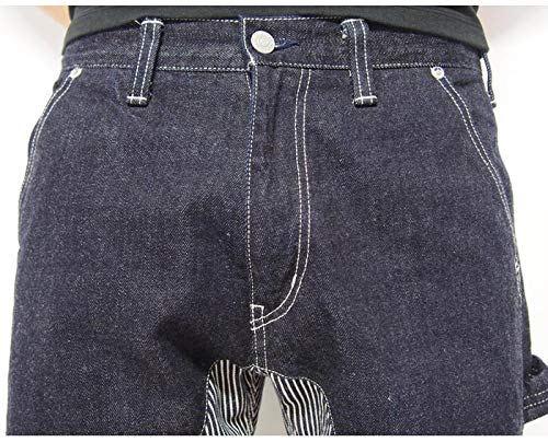 Kojima Jeans KOJIMA GENES Штаны-комбинезон обезьяны для художника, Джинсы/Деним/Сделано в Японии/Мужские/RNB-1081A-Индиго Гикори-36