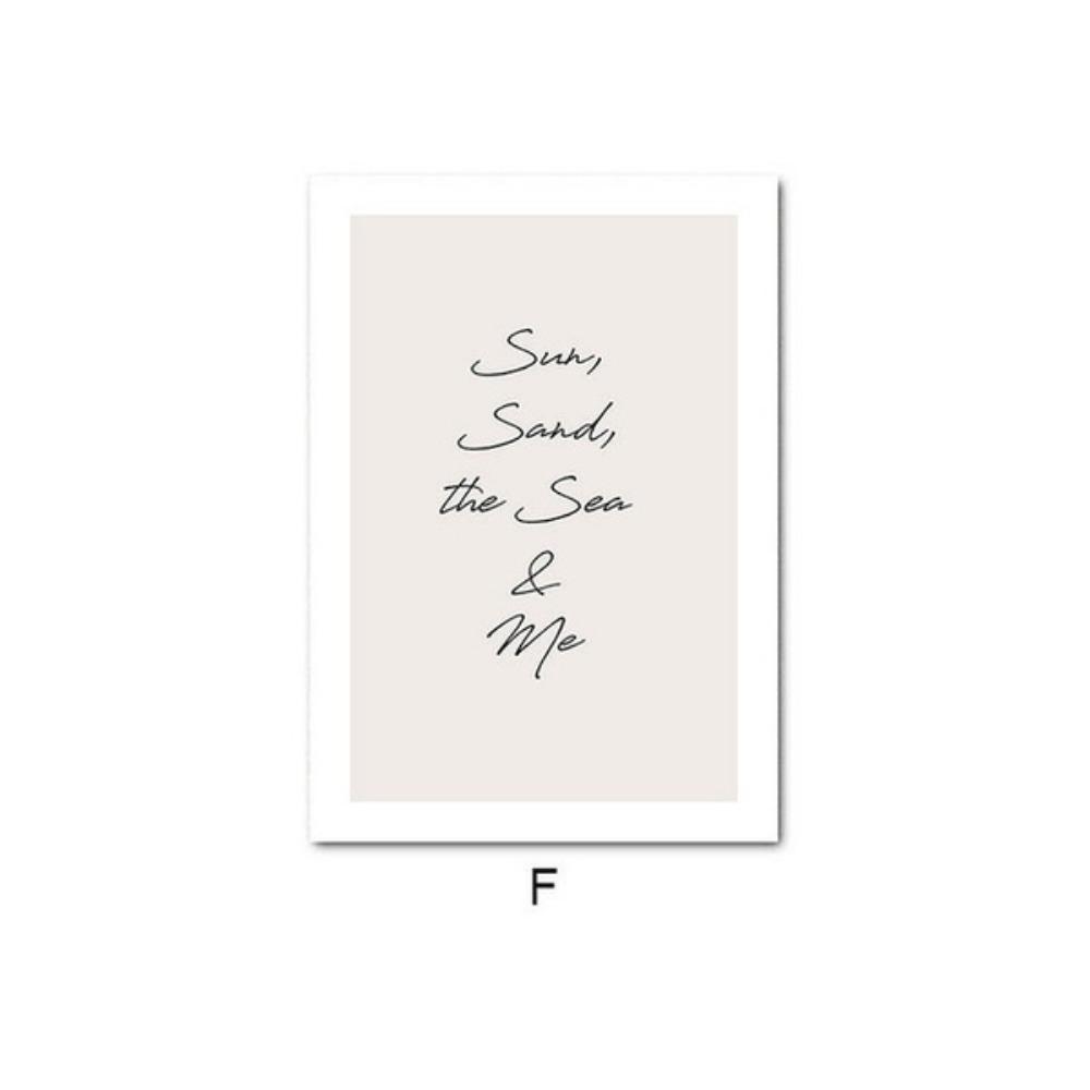 Природный пейзаж Пляж Закат Стена Арт-постер Скандинавская печать Современная живопись Гостиная Спальня Домашнее украшение Фреска