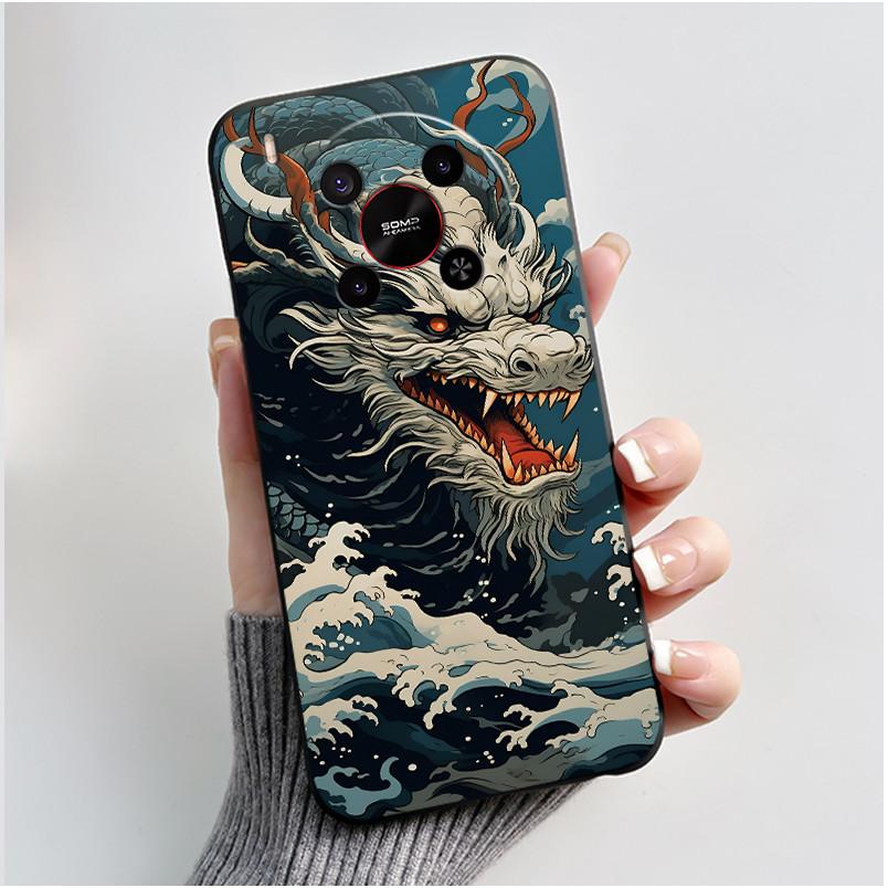 Phone Case For ZTE Blade V70 Max/Nubia V70 Max Soft Silicone Black Case Bright Pattern Pink Sand Beach,Garden Shockproof Shell