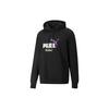 Puma X Butter Goods Logo Print Свободная толстовка с капюшоном унисекс Черный 532438-01