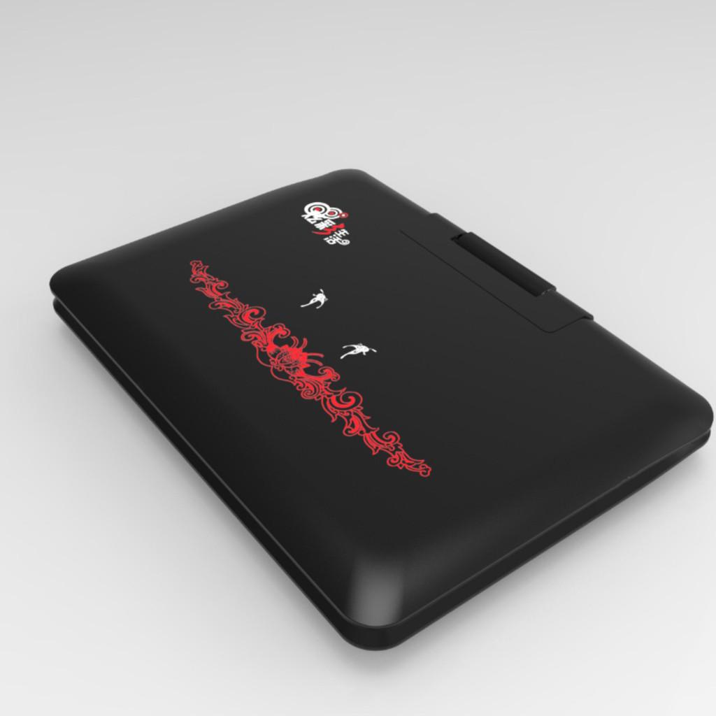 14,1-дюймовый большой экран, вращающийся на 180 °, видеоплеер высокой четкости, портативный DVD-плеер 348*248*40 мм