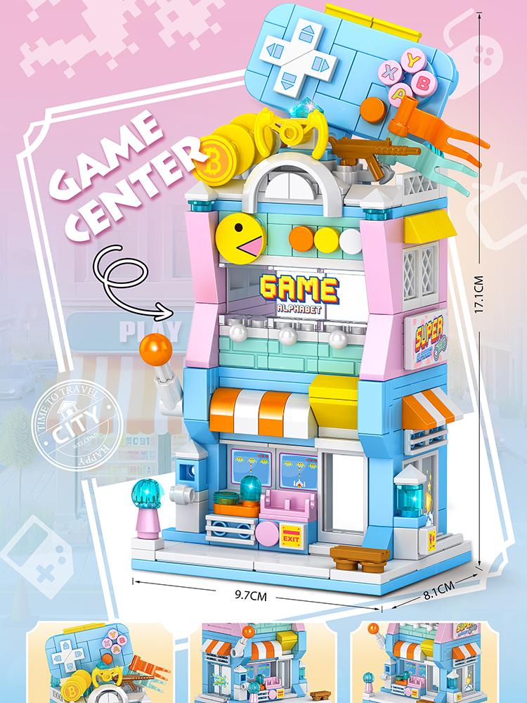 Серия Street View Городская архитектура Конструктор Модель магазина игрушек Набор для самостоятельной сборки для мальчиков девочек детей Рождественский подарок