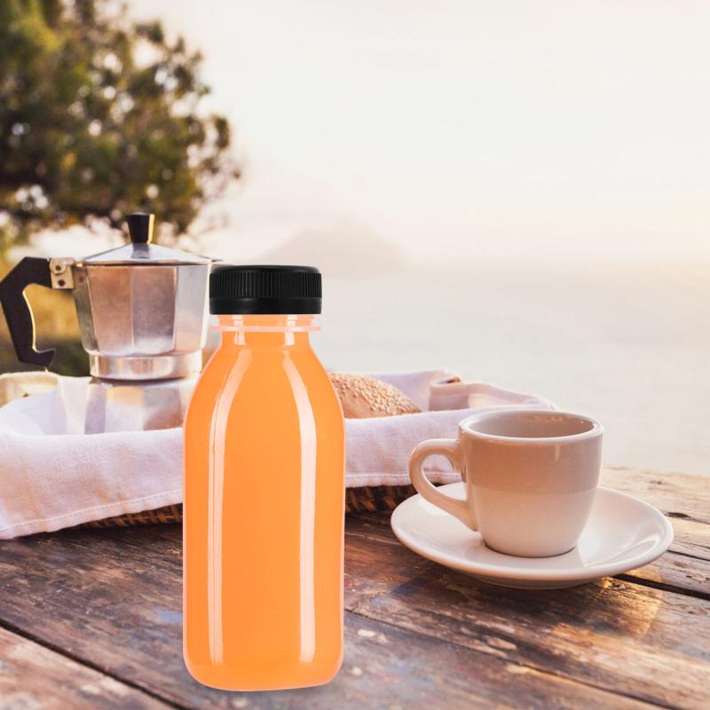 10Pcs 300ml Multi-Function Juice Juice Transparent Water Bottles Travel Water Leakproof Juice Transparent Water Bottles
