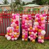 User Friendly Latex 3D Number Balloon Display Stand For Festival Event Baby Showers Photo Backdrops