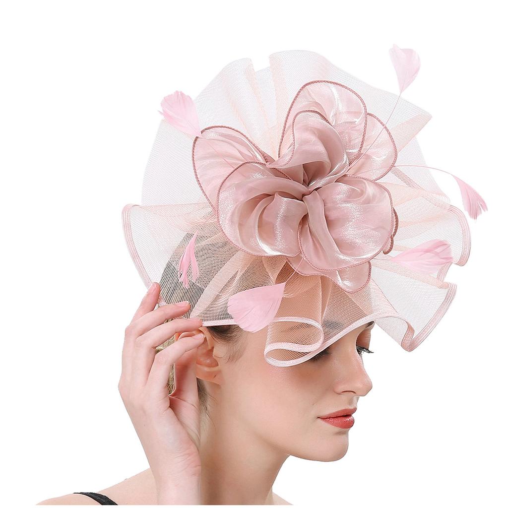 Женщины Девушки Сетка Чародеи Шляпа Коктейльная Вечеринка Оголовье Головной Убор Свадебная Шляпа