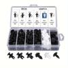 100pcs 6 Types Car Universal Plastic Fastener Plastic Screw Nails Box-packed