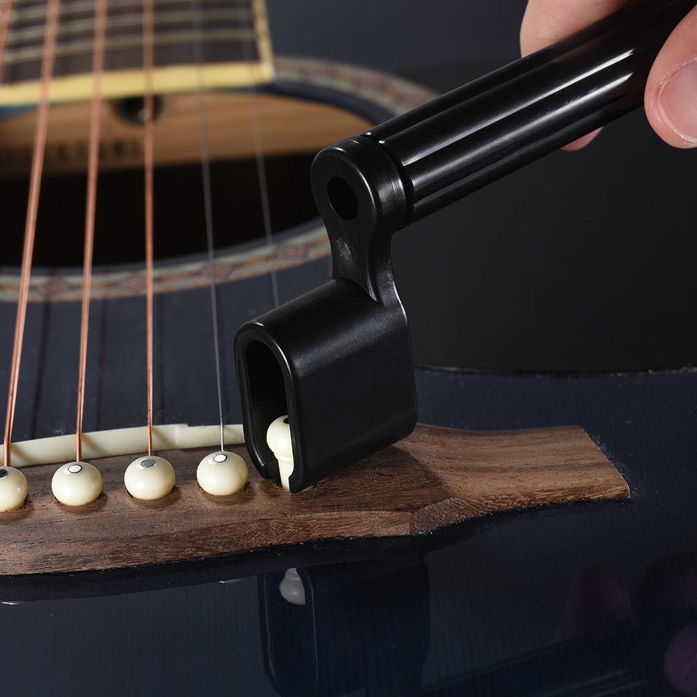 3PCS Plastic Material Bridge Pin Puller Guitar Maintenance Tool Guitar Bass String Change