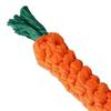 Игрушка-канат для собак из моркови, интерактивная хлопковая жевательная игрушка для собак для агрессивных жевателей, игрушка для чистки зубов щенков для маленьких и средних собак