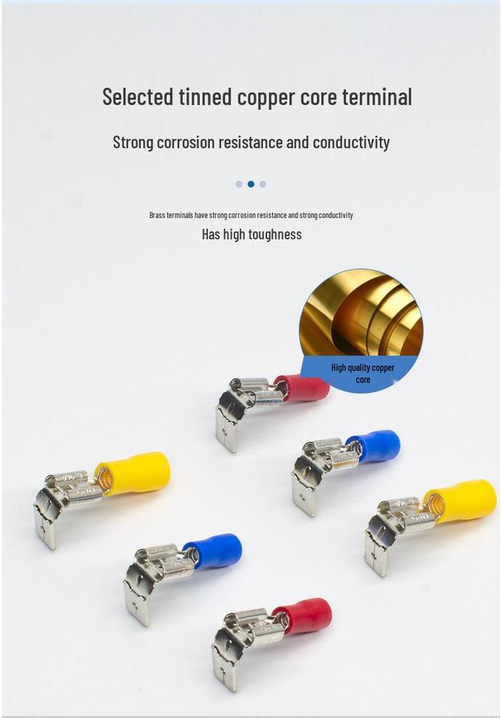 CJH Connector PBDD1.25-250/2-250/5.5-250 Male & Female Pre-insulated Terminal Head