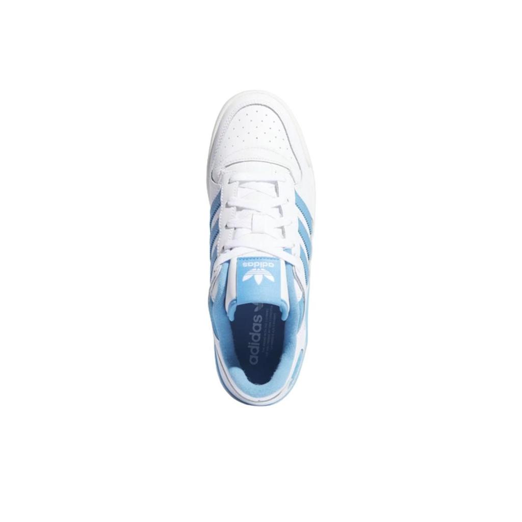 Adidas Forum Low CL White Light Blue Gum Unisex Sneakers Cloud-White Team-Light-Blue IH7832