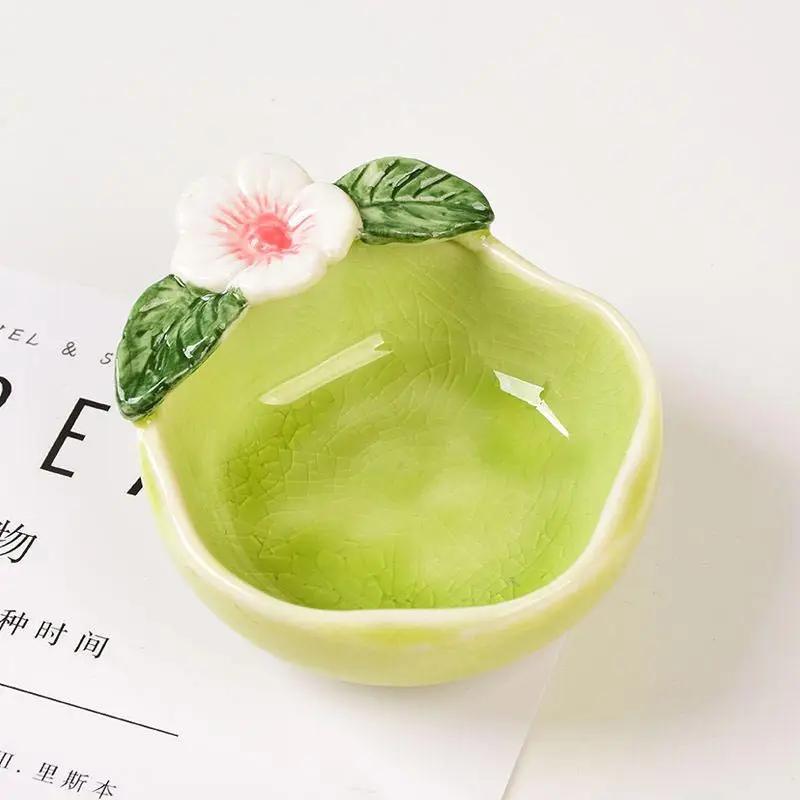 Керамическая глазурь с трещинами на льду, маленькая тарелка, бытовая тарелка для приправ, миска для приправ в ресторане отеля, соус, уксус, тарелка