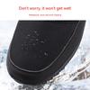 Thickened Casual Zipper Non Slip Snow Boots Plush Warm Men's Black Waterproof Sports Snow Shoes Thick Men's Shoes
