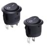 10Pcs KCD1-105 Rocker Switch Boat Shaped 2/3Pin 10A/125V 6A/250V Round Car Boat Household Appliances Lamp On-off Toggle Switch Replacement