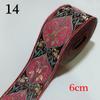 1 Meters Sewing Fabric Jacquard Ribbons Floral Embroidered Straps Woven Lace Trim Stylish