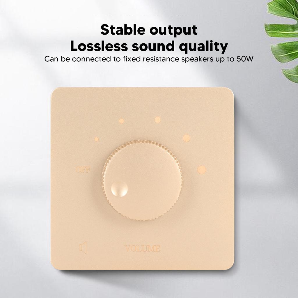 50 Регулятор громкости 50 Вт Регулятор громкости Профессиональная безопасность 5 передач Ручка настройки Регулятор громкости для домашних динамиков