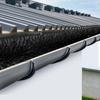 Gutter Guard Brush With 15 FT Length Bristle, 4.33\"(Dia) Gutter Brush Leaf Guard Fit for 5 Inches Gutter, Galvanized Steel Wire Gutter Brush, No