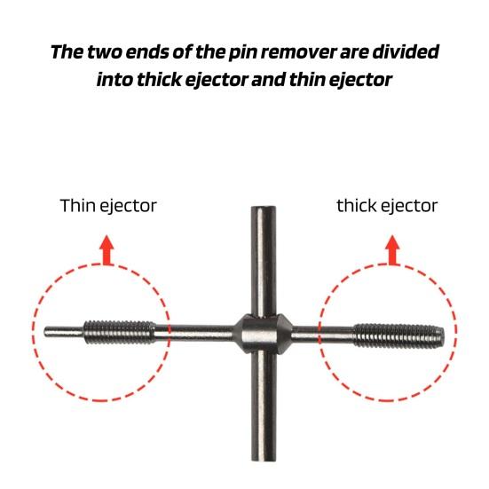 Устройство для снятия подшипника рыболовной катушки из алюминиевого сплава Портативные инструменты для снятия штифта катушки с приманкой Инструменты для удаления рыболовных снастей Ремонт Ремонт и обслуживание Аксессуары