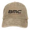 Унисекс Женские Бейсболки BMC для Велосипеда Винтажные Потертые Хлопковые Байкерские Кепки для Велоспорта Snapback Регулируемые