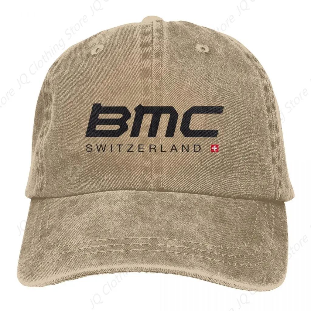 Унисекс Женские Бейсболки BMC для Велосипеда Винтажные Потертые Хлопковые Байкерские Кепки для Велоспорта Snapback Регулируемые
