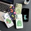 Soft Cover for Samsung Galaxy Note 20 9 8 S8 S10 S9 Plus A54 A33 A21S A31 M21 S10E A17 Coque Phone Case Cartoon Dinosaurs