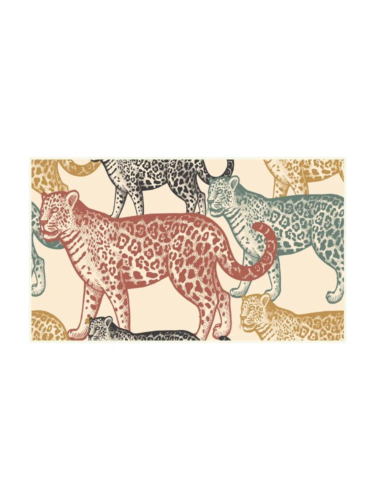 Art Cheetah Carpets Interesting Living Room Large Area Carpet Comfortable Bedroom Decorative Rug Non-Slip Animal Rugs Alfombra