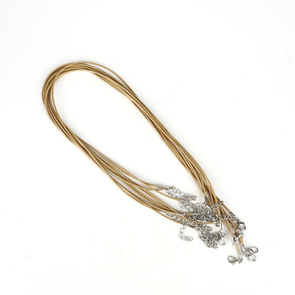 Кожаный шнур из искусственной кожи, веревка-омар для ожерелья и подвески «сделай сам», подвески ручной работы, фурнитура