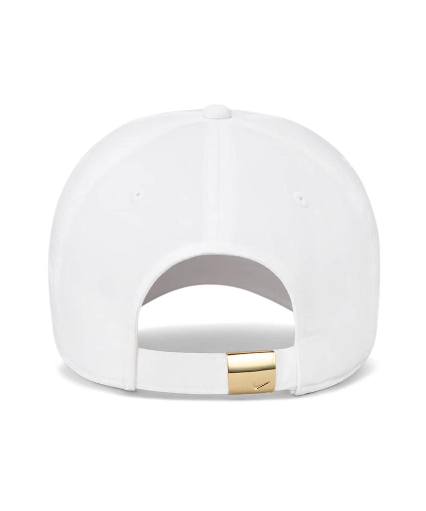 Nike Кепка Dri-Fit Club без структуры с металлическим Swoosh - Белый:Металлический Золотой / Fb5372-101