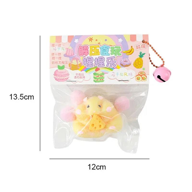 Милая игрушка-хомяк, сжимающая отскок, декомпрессионная игрушка для детей, игрушки для снятия стресса, игрушки-фиджеты Tpr, подарок на вечеринку