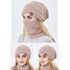 Outdoor Wool Winter Women Men Hedging Caps Millinery Beanies Caps Hats Scarf Set