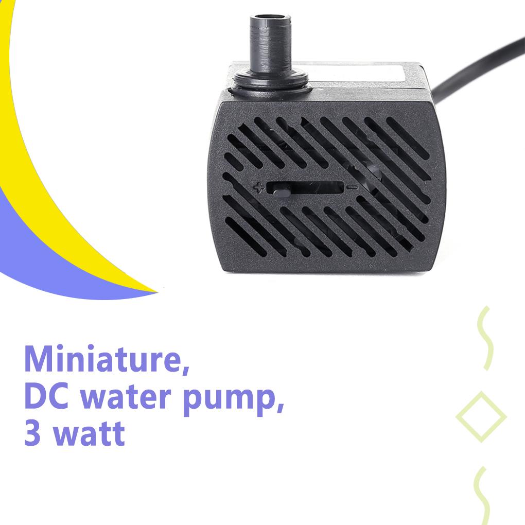 220 В 3 Вт Погружной водяной насос Пластиковые аксессуары для фонтана Легкие поливочные насосы Маленький аквариумный набор для водных питомцев Водяной насос