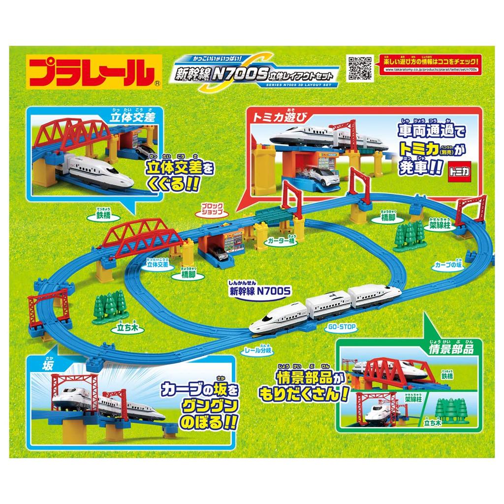 Plarail Множество крутых 3D-макетов поезда Shinkansen N700S!