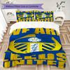 Постельное белье с узором Leeds United Комплект одеяла Пододеяльник Наволочка Домашний Декор Подарок на День Рождения (1 пододеяльник + 2 наволочки без наполнителя)66