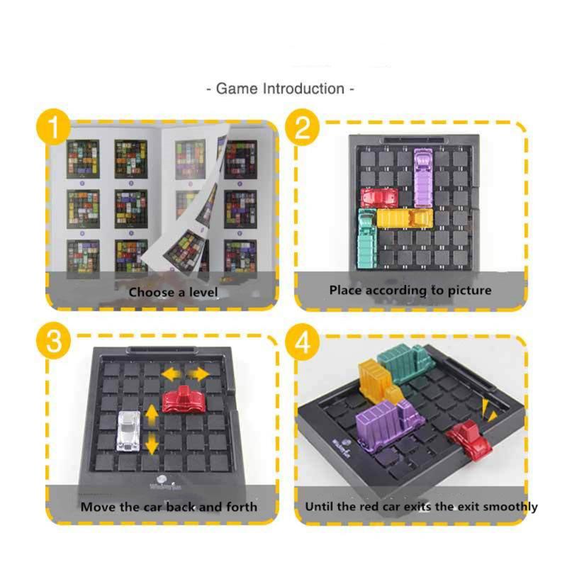 Логическая игра «Час пик», пробка, детский автомобильный набор, настольная игра «Логическое мышление и рассуждения».
