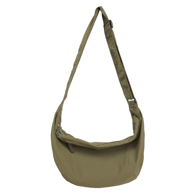 Lazy Wind Dumpling Bag New Lightweight Nylon Messenger Bag Trendy Brand Couple Casual Household Shoulder Bag