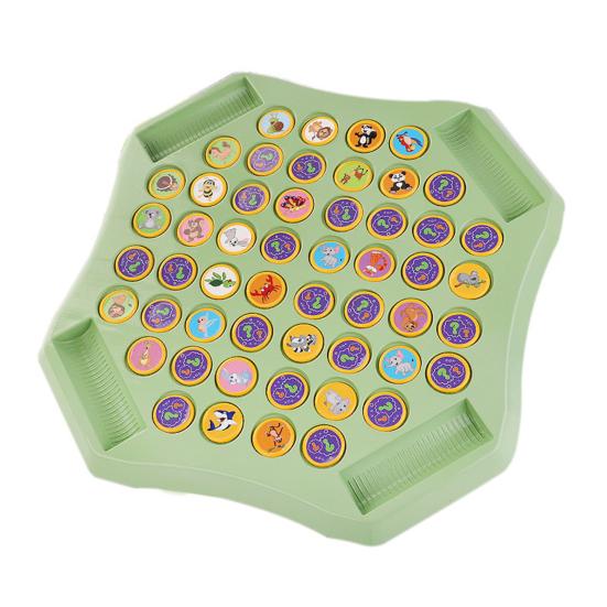 Игра в шахматы «Реверси» для детей, от 2 до 4 игроков, шахматы с животными и фруктами, игра на сопоставление, тренировка внимания, развивающая память для малышей, игрушка