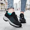 2025 Women's Plus Size Flyknit Sock Shoes: High Elastic, Rubber Sole, Outdoor Travel & Sports, Sizes 35-45