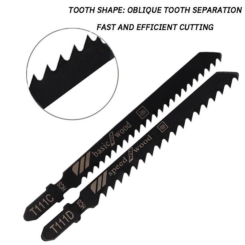 10 Piece Set of Curved Saw Blades, 10PC Metal Fine Toothed Medium Toothed Saw Blades, Aluminum Woodworking Saw Blade Combination Set
