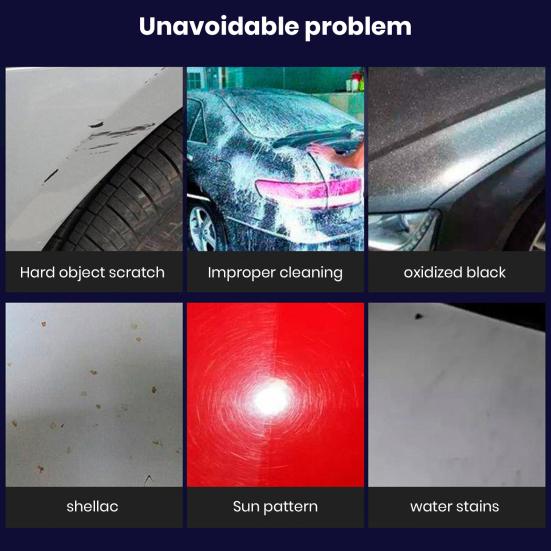 Car Scratch Remover Sponge Kit with Scratch Auto Easy Repair Agent To Use