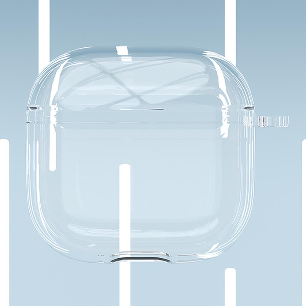 Прозрачный чехол для наушников AirPods 4 (2024) Чехол для зарядки TPU Прозрачный защитный чехол Чехол для беспроводных наушников