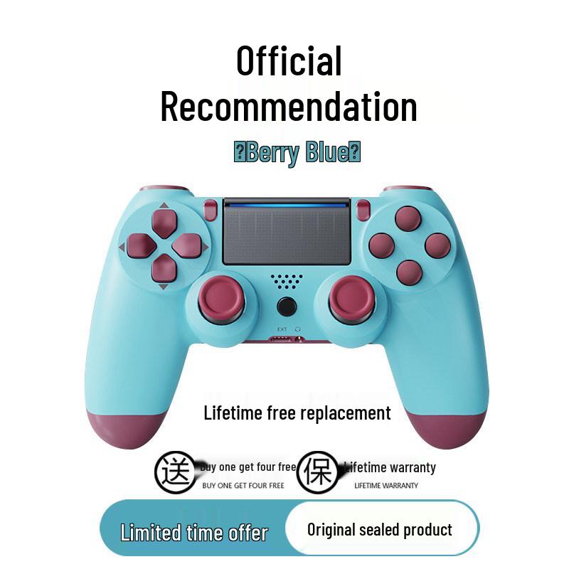 Compatible Wireless Bluetooth Controller for PS4 Pro, PC, Steam, iOS, and Mobile Devices